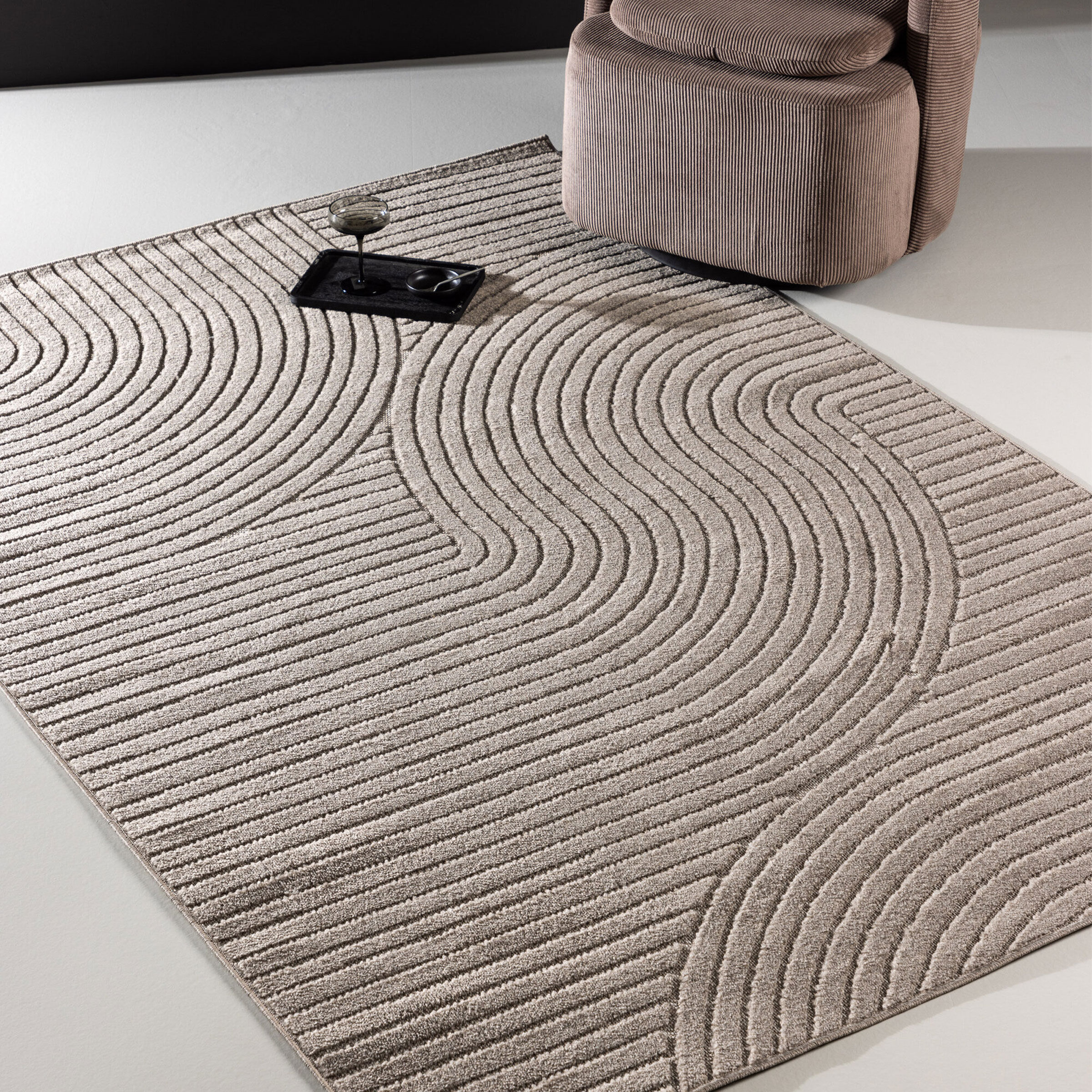 Nohr Vloerkleed Aries 240 x 340cm - Bruin - 7340220824943