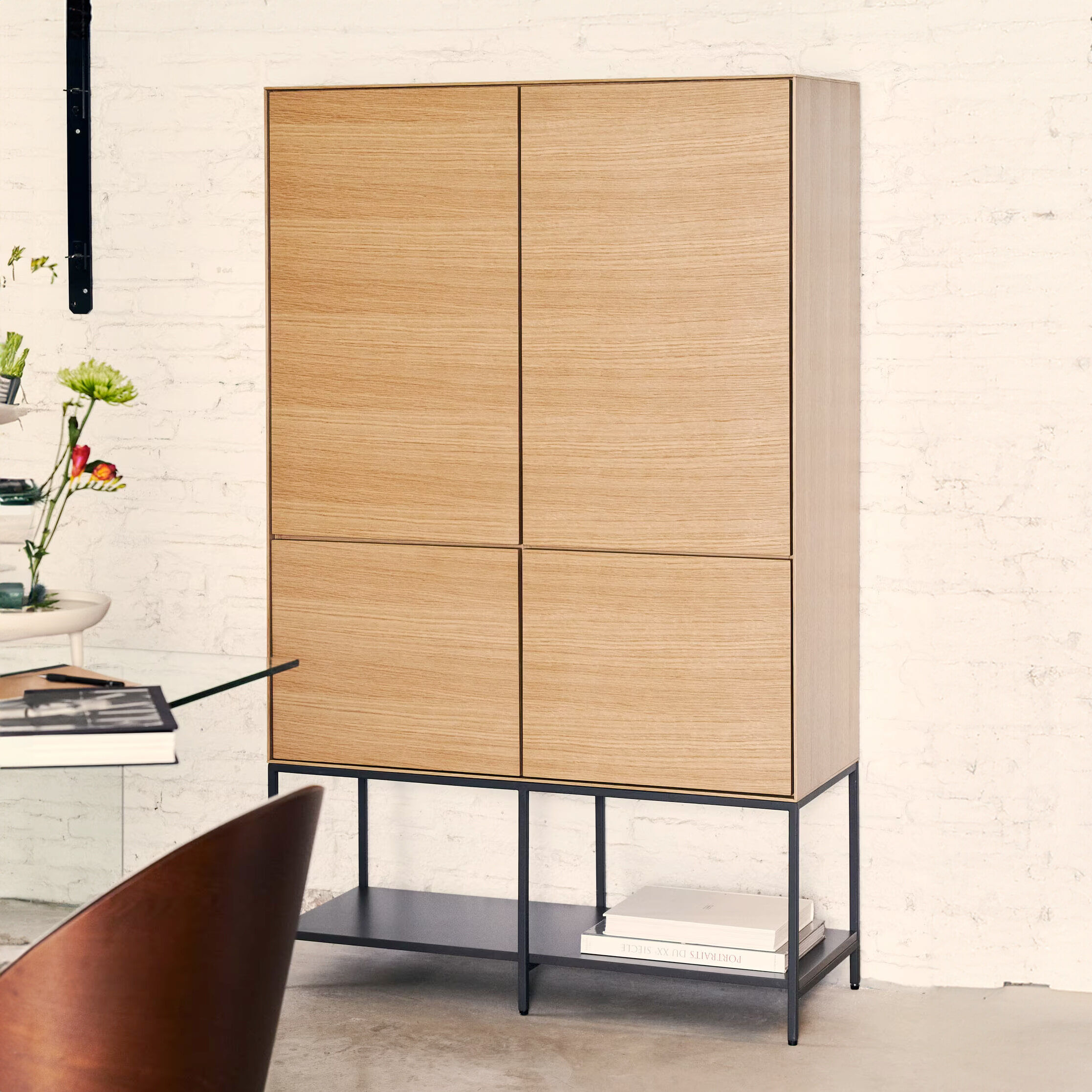 Kave Home Opbergkast Vedrana Eiken, 160 x 98cm - Bruin - 8433840805481