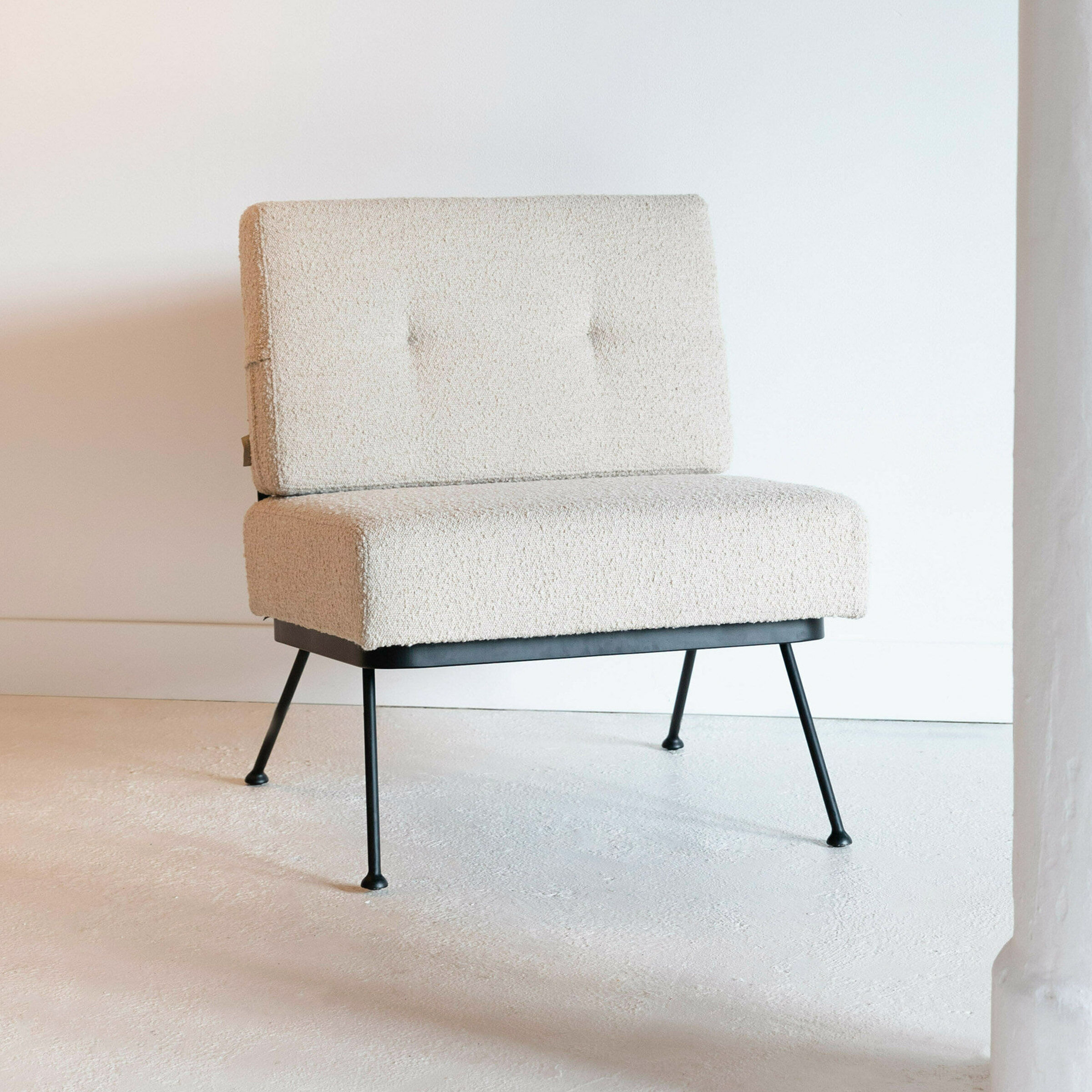 Zuiver Fauteuil Bowie Bouclé - Naturel - 8718548065321