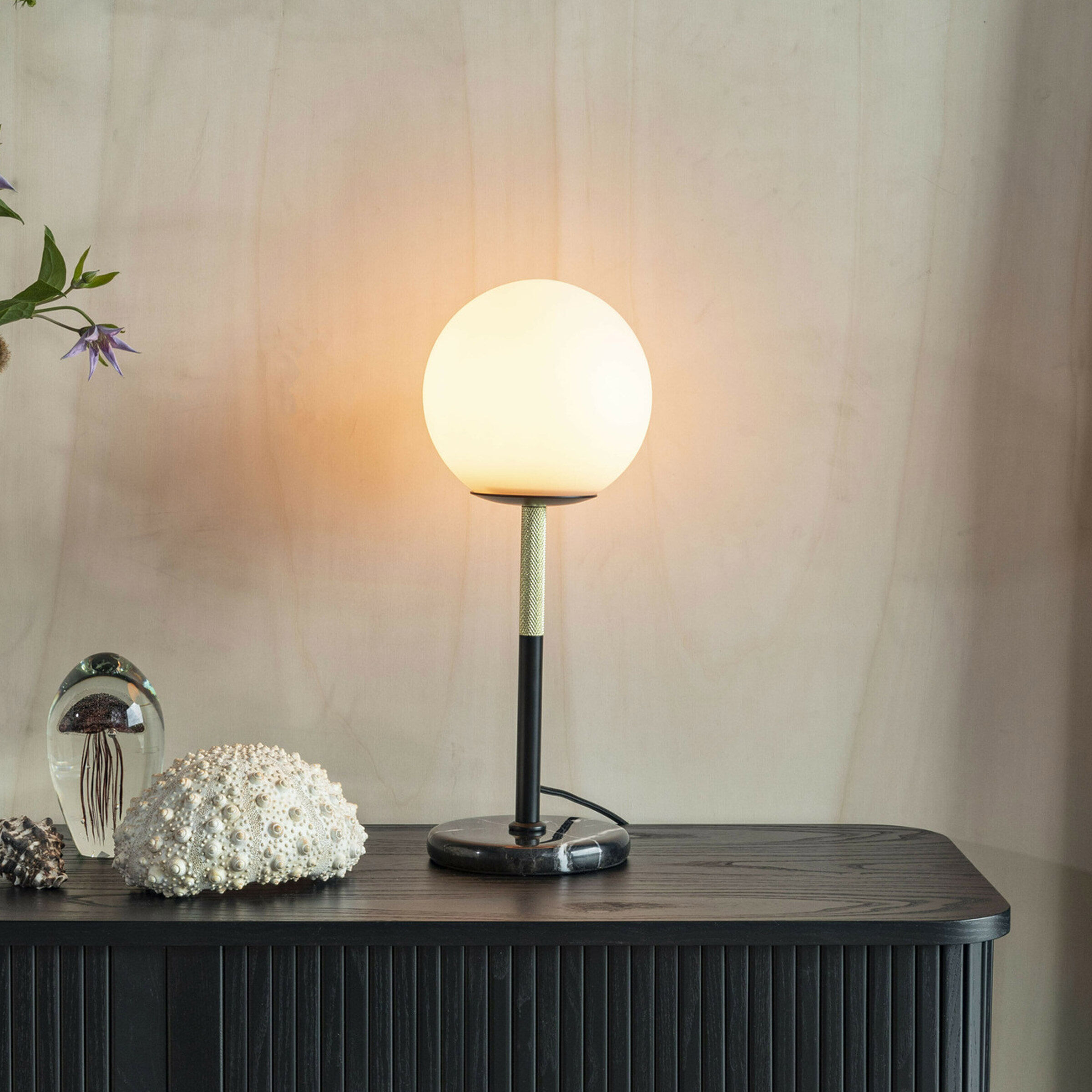 Zuiver Tafellamp Orion Glas, 45cm - Wit - 8718548059733