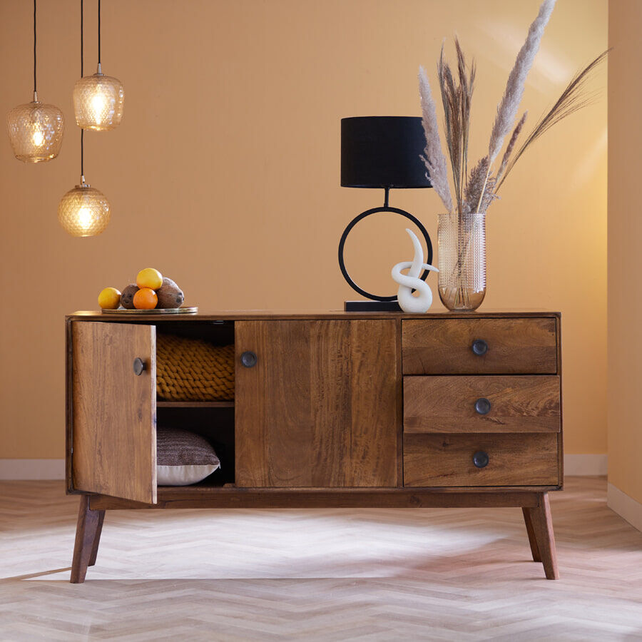 Light & Living Dressoir Espita 152cm - Bruin - 8717807601737