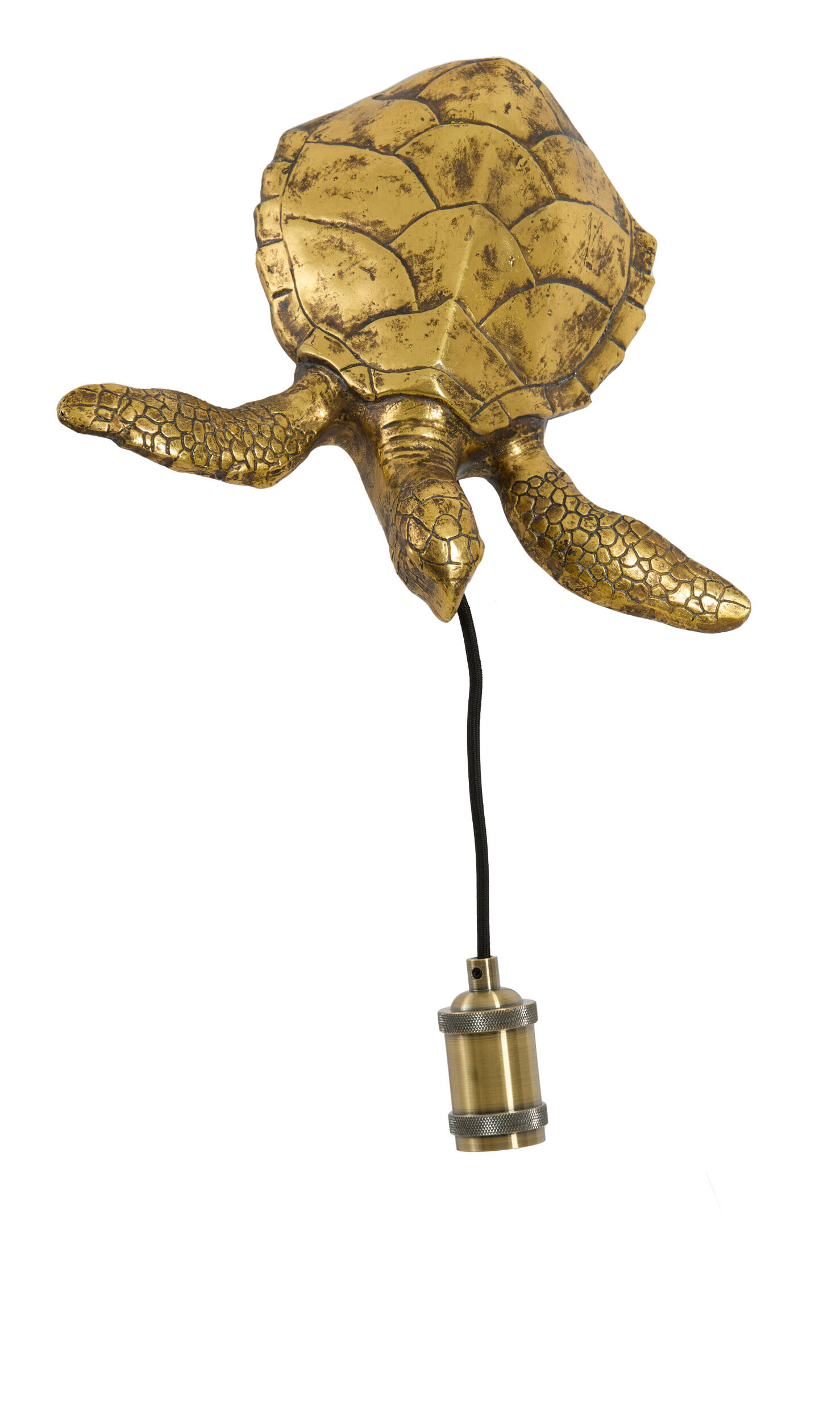 Light & Living Wandlamp Turtle - Brons - 8717807778125