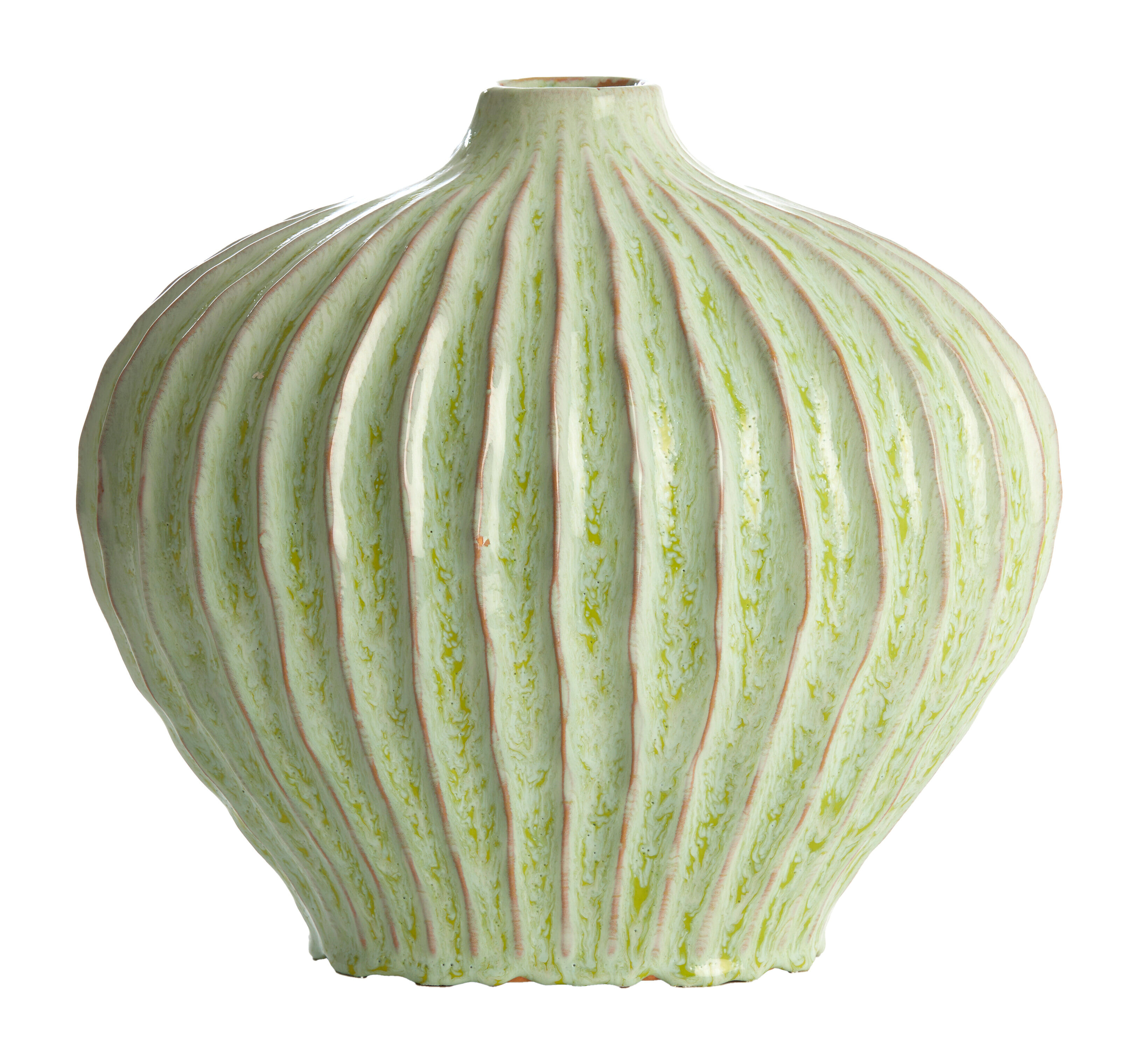 Light & Living Vaas Lorito Keramiek, 30cm - Mintgroen - 8717807759131