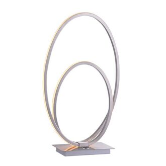 Freelight Tafellamp Ophelia mat chroom ovaal - 8718444957249