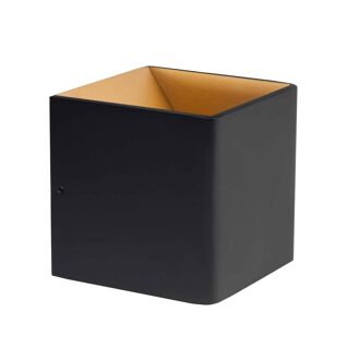 Highlight Wandlamp Stretto 6 Watt 10x10 cm zwart goud - 8718379039942