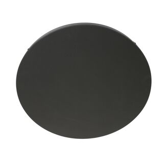 Ylumen Plafondplaat Ø 50 cm - zonder gaten - zwart - 8712771031313