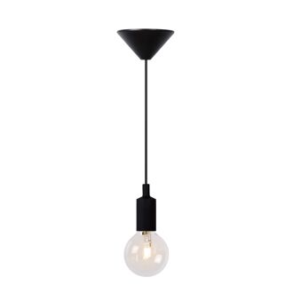 Lucide FIX - Hanglamp - Ø 10 cm - 1xE27 - Zwart - 5411212082817