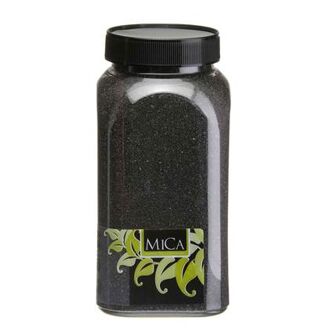 Mica Decorations mica zand zwart 1kg - Zwart - 8711473463453