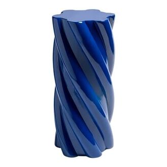 &k amsterdam Pillar Marshmallow Bijzettafel H 55 cm - Blauw - 8720168666390