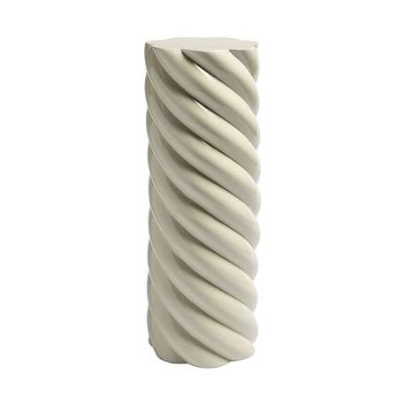 &k amsterdam Pillar Marshmallow Bijzettafel H 70 cm - Grijs - 8720168666383