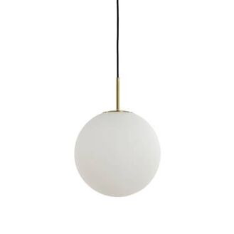 Light & Living Hanglamp Medina - Wit Glas - Ø30cm - 8717807650919