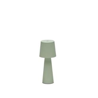 Kave Home - Arenys tafellampje met turkoois geschilderde afwerking - 8433840815008