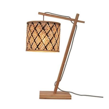 GOOD&MOJO Tafellamp Java - Bamboe|Zwart - 30x18x46cm - 8716248091169