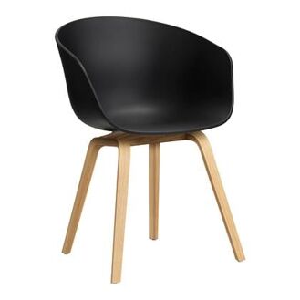 HAY About a Chair AAC22 Stoel - Oak - Black - 5710441346920