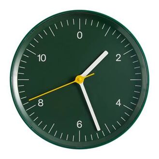 HAY Clock Wandklok - Green - 5710441317111