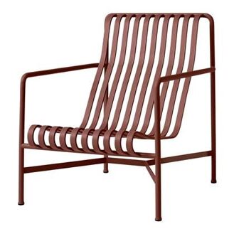 HAY Palissade Lounge Chair High - Iron Red - 5710441317777