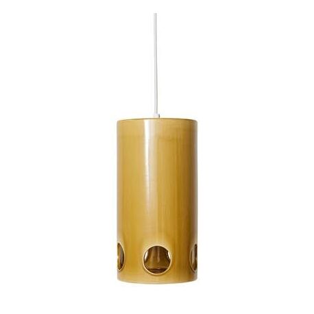 HKliving Ceramic Hanglamp - Mustard - 8718921057783