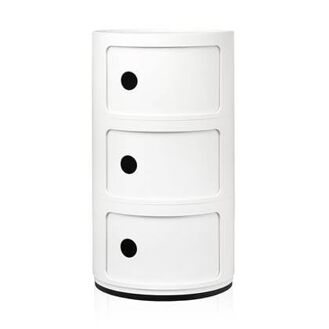 Kartell Componibili Kast - 3 Modules - Wit - 8034105780415