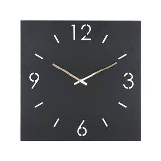 Spinder Design Time Klok - Zwart - 8712077107279