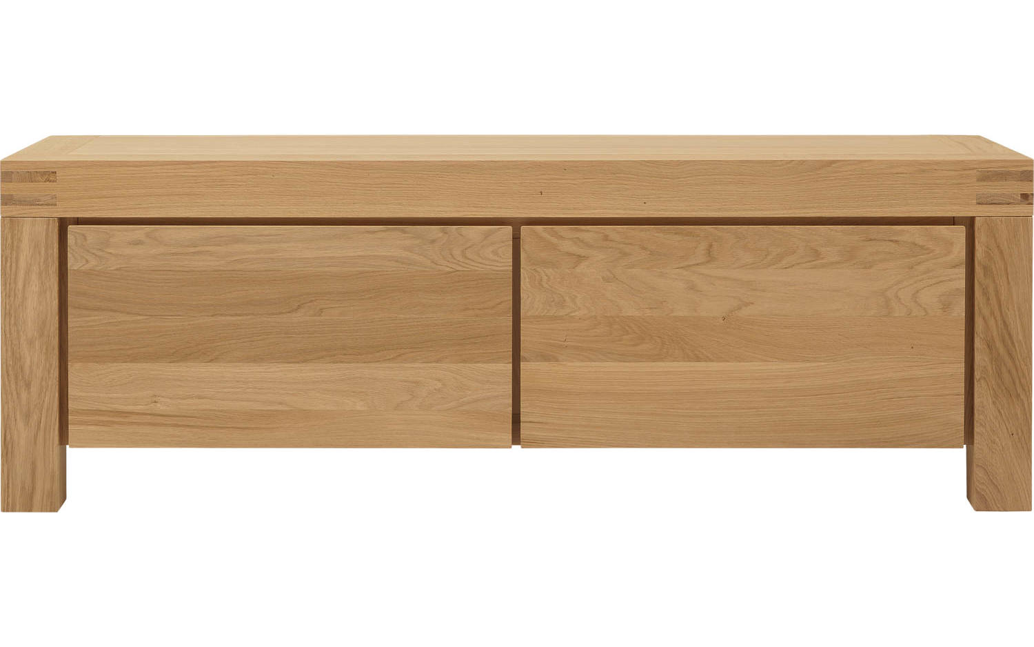 Goossens Tv Meubel Clear, 2 kleppen 45 cm diep