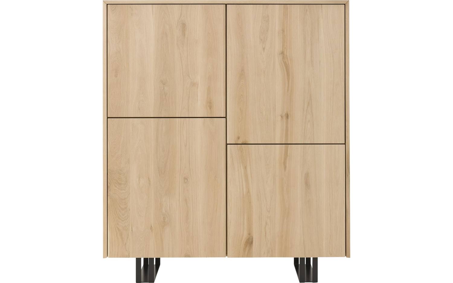 Goossens Opbergkast Luuk, 4 ongelijke deuren - 8718823047356