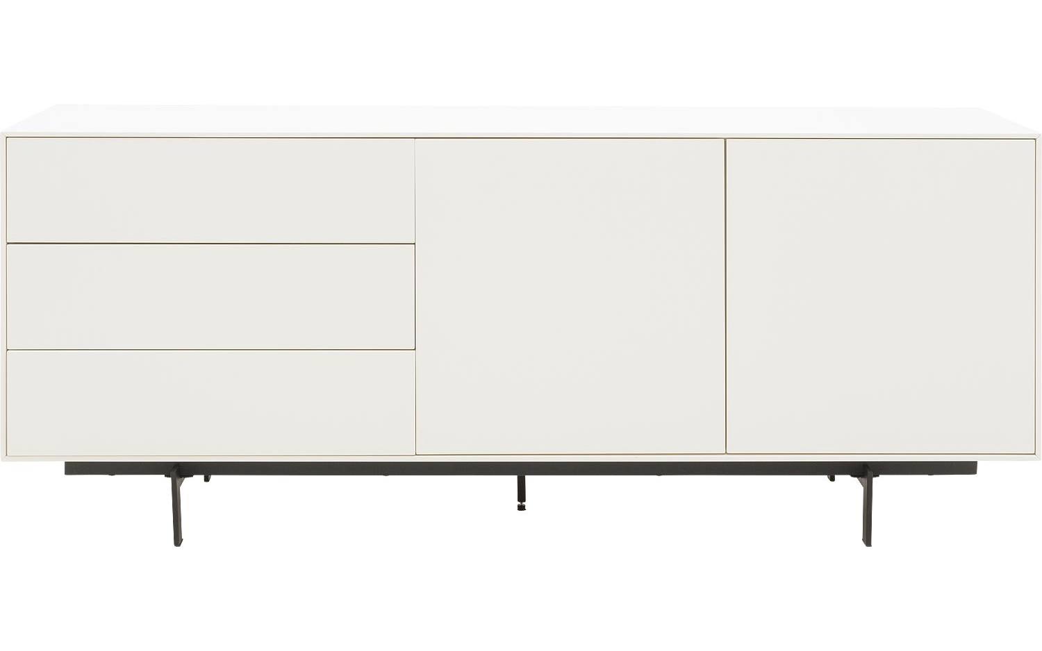 Goossens Basic Dressoir Verona, 2 deuren 3 laden - 8718823022551