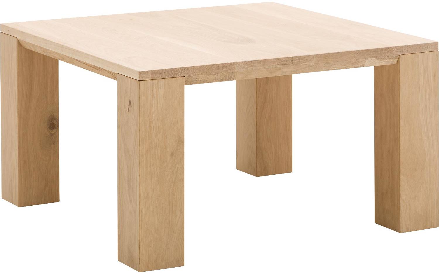 Goossens Hoektafel Luuk, hout eiken blank, modern design, 60 x 40 x 60 cm - 8718823040197