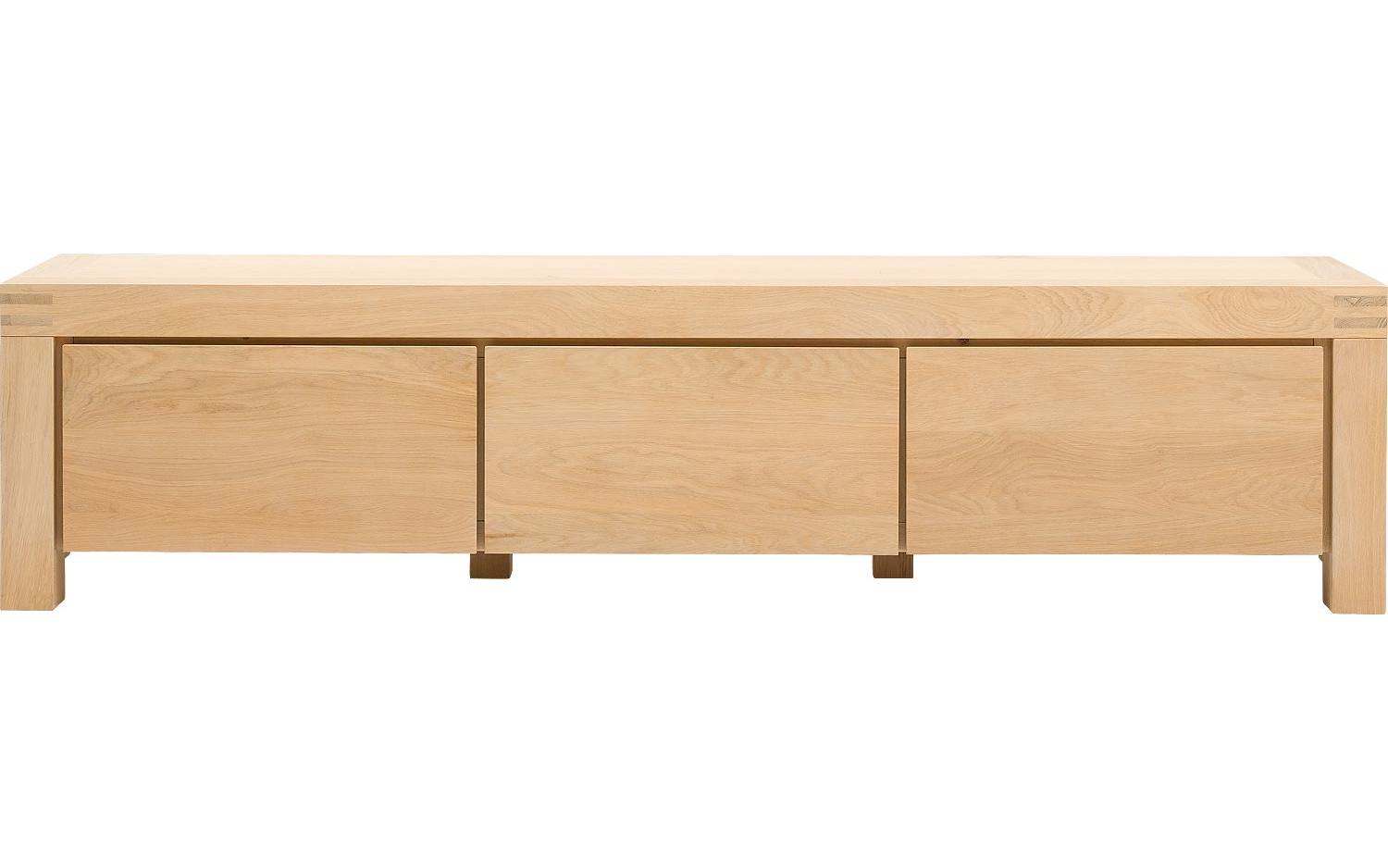 Goossens Tv Meubel Clear, 3 kleppen 45 cm diep