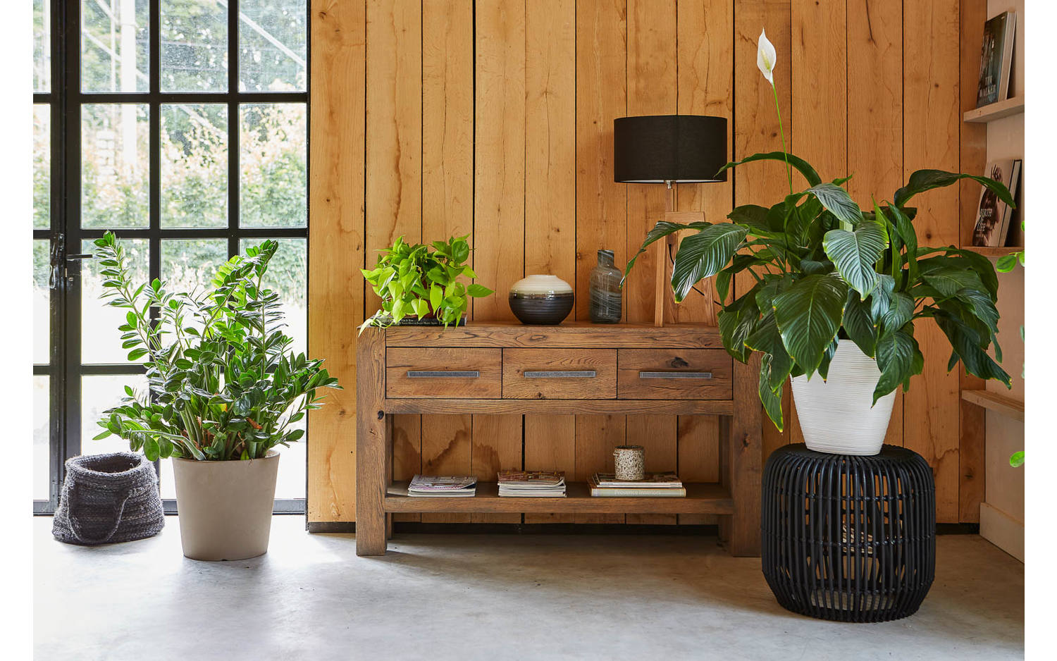 Goossens Sidetable Roots, 140 x 35 cm - 8718823306262