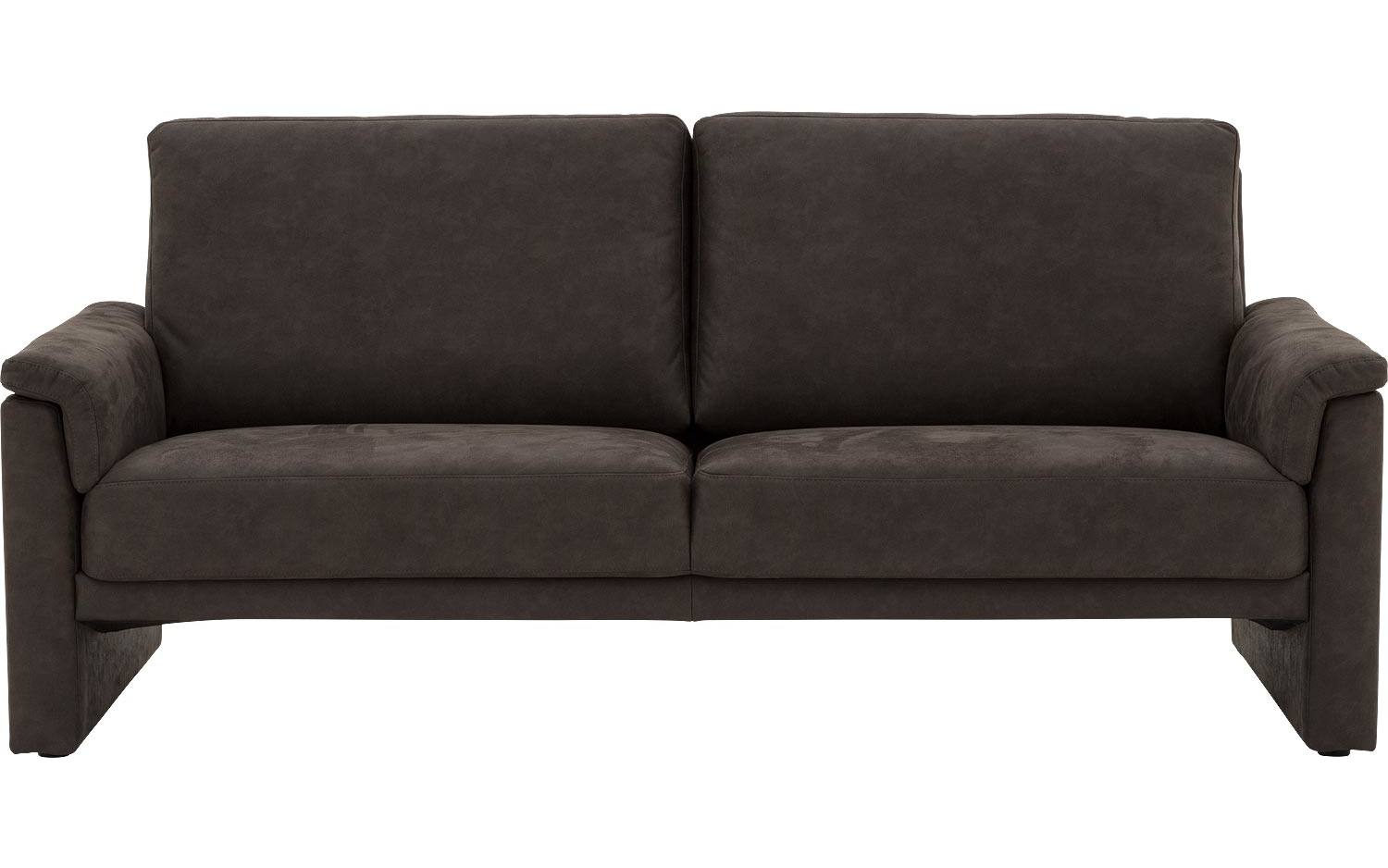 Goossens Bank Pim donkerbruin, micro leer, 3-zits, urban industrieel - 8718823310696