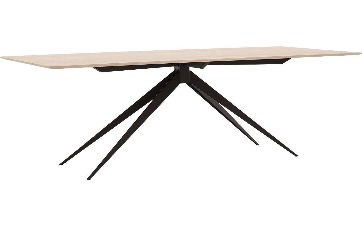 Goossens Excellent Eettafel Ferris, Rechthoekig 200 x 100 cm - 8718823306392