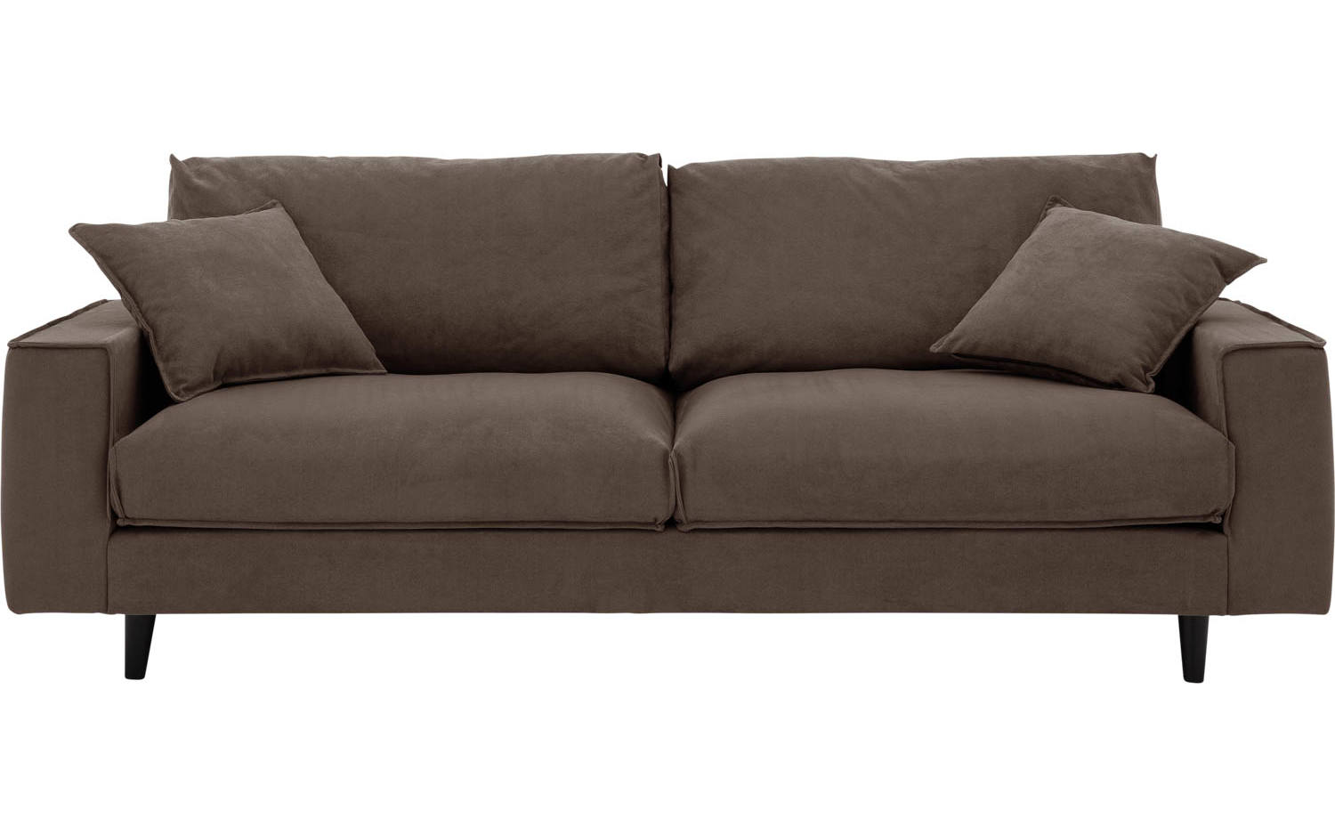 Goossens Bank Jonas grijs, stof, 3,5-zits, urban industrieel - 8718823063530