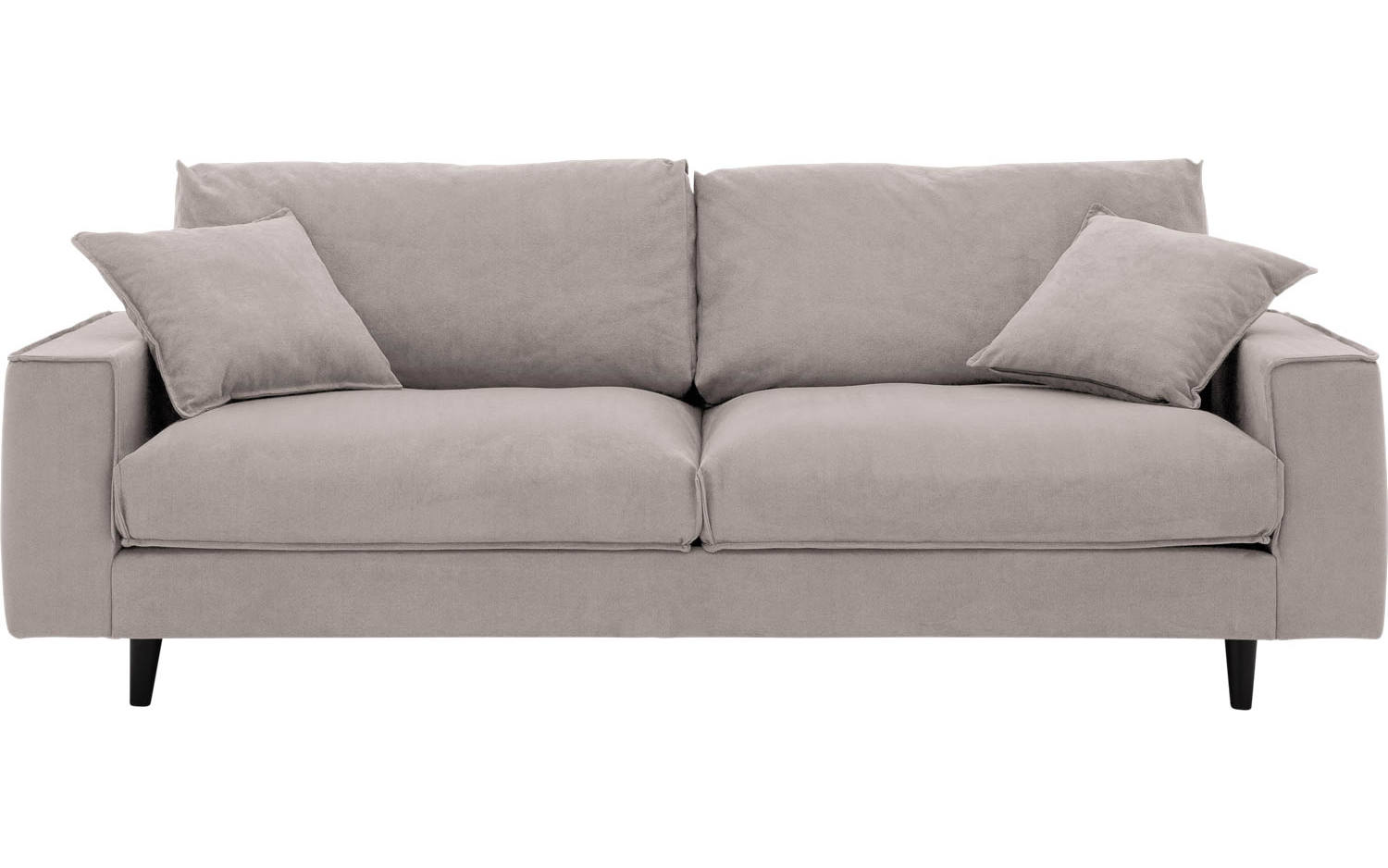 Goossens Bank Jonas beige, stof, 3,5-zits, urban industrieel - 8718823063547