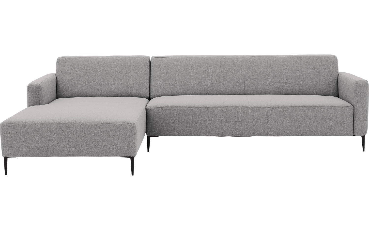 Goossens Bank Key West lichtgrijs, stof, 3-zits, modern design - 8718823261035