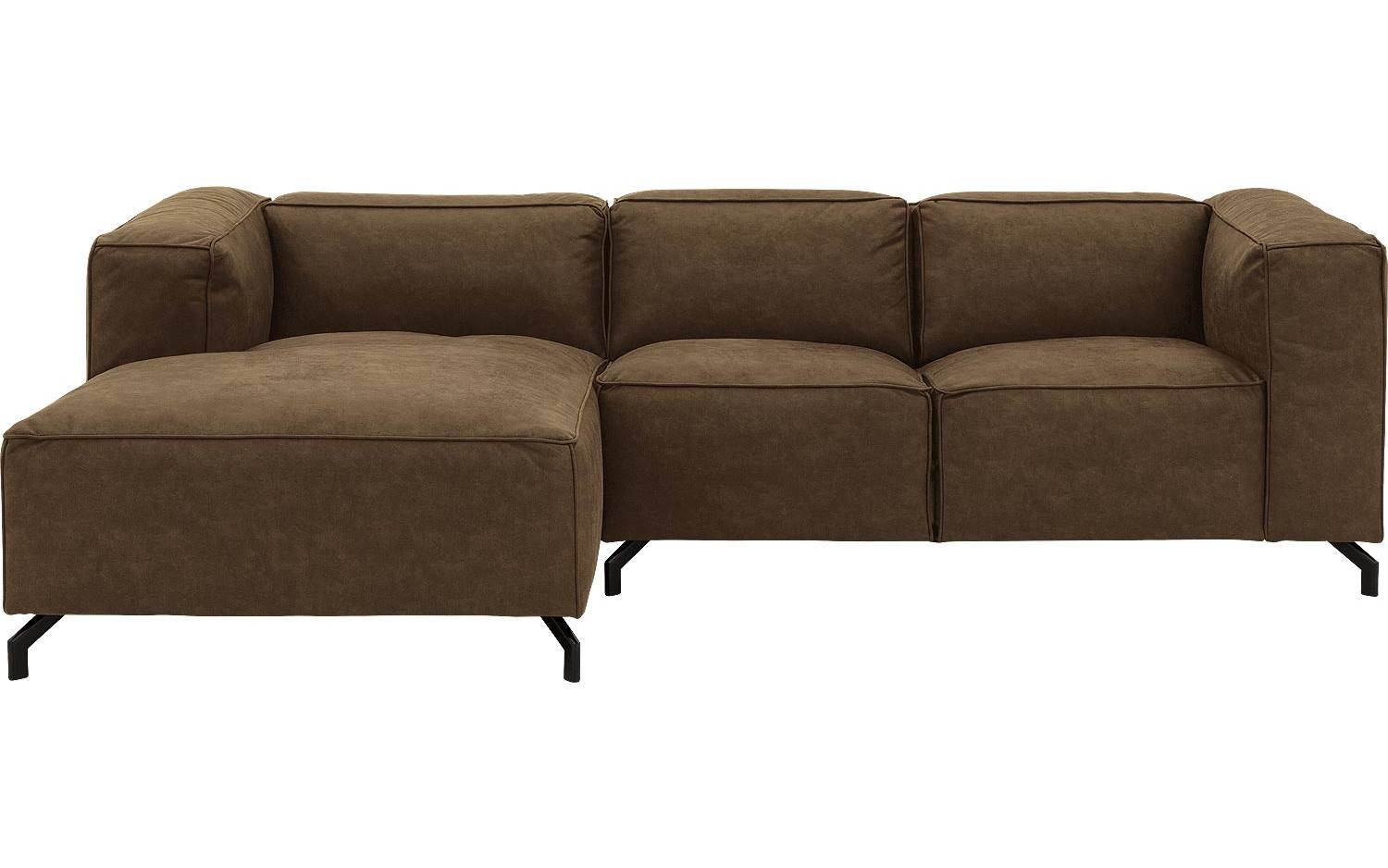 Goossens Bank Calvin groen, micro leer, 2-zits, modern design - 8718823067156