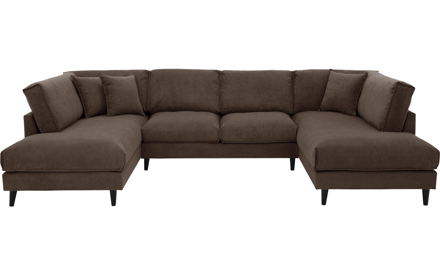 Goossens Bank Jonas grijs, stof, urban industrieel met ligelement links met ligelement rechts - 8718823077841