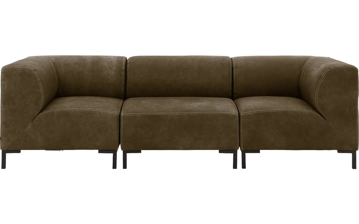 Goossens Excellent Bank Marshall groen, leer, 1,5-zits, urban industrieel - 8718823311969