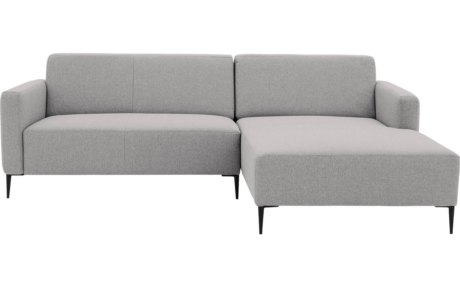 Goossens Bank Key West lichtgrijs, stof, 2-zits, modern design - 8718823260779