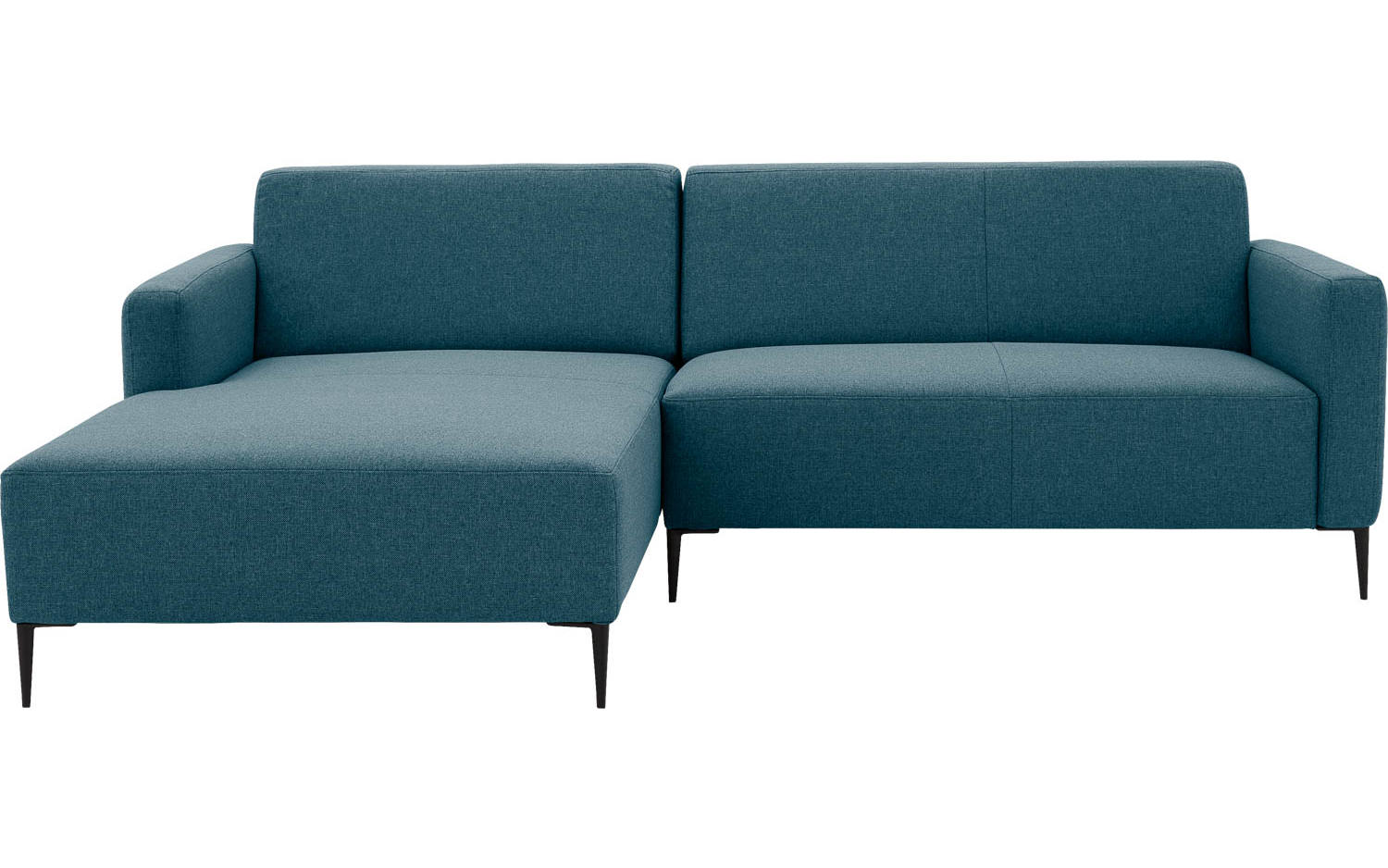 Goossens Bank Key West blauw, stof, 2-zits, modern design - 8718823260830