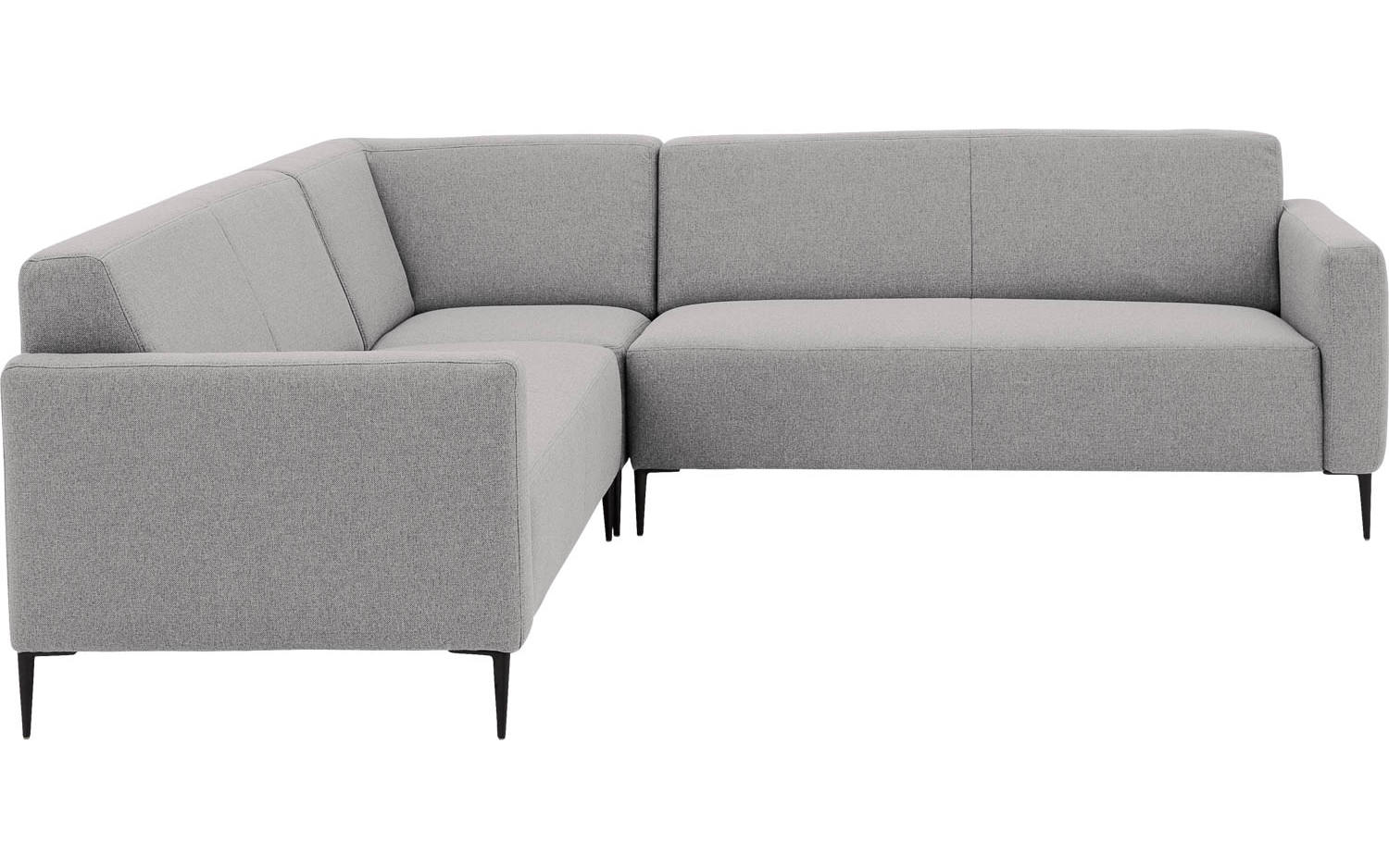 Goossens Bank Key West lichtgrijs, stof, 2,5-zits, modern design - 8718823261226