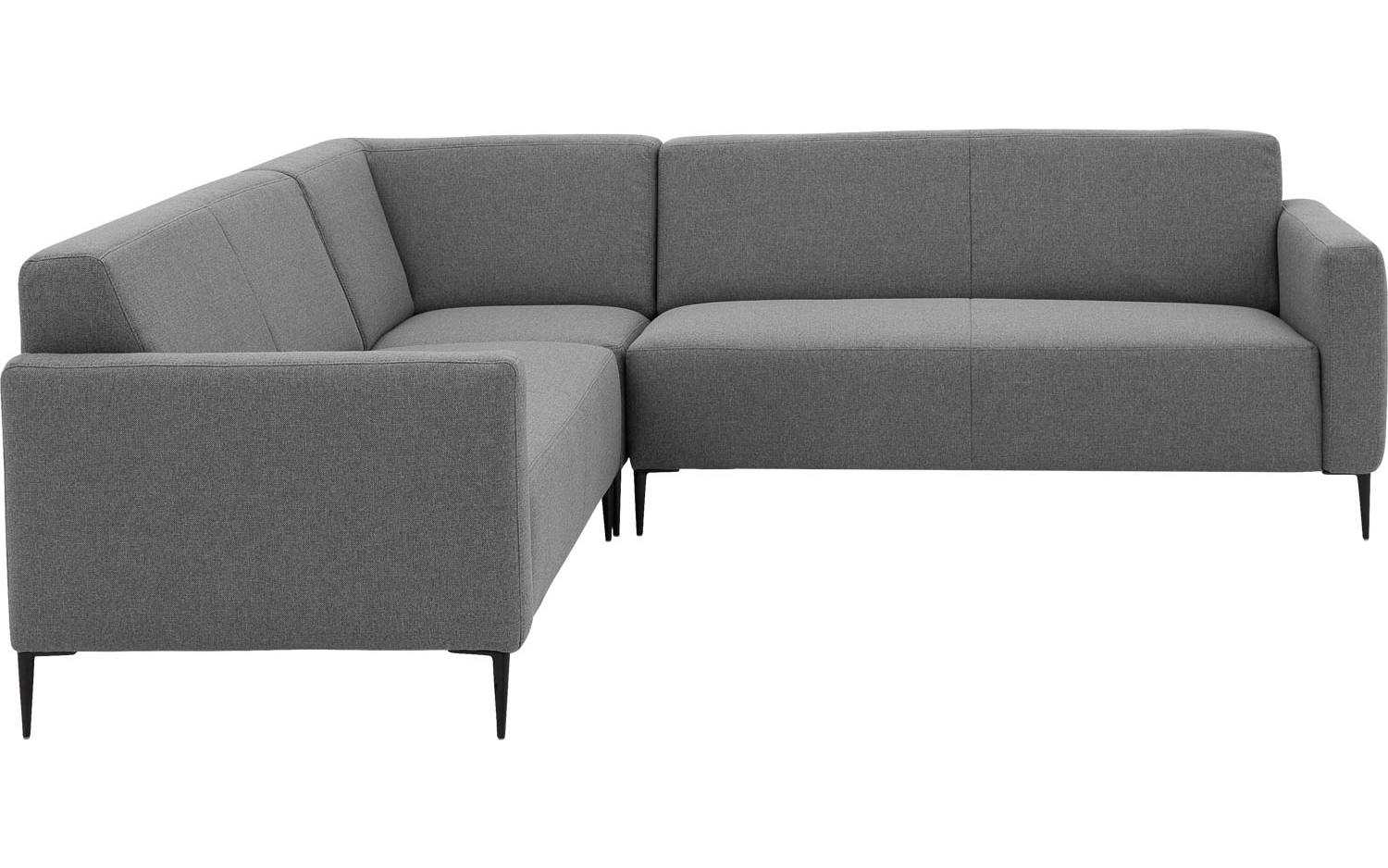 Goossens Bank Key West grijs, stof, 2,5-zits, modern design - 8718823261233