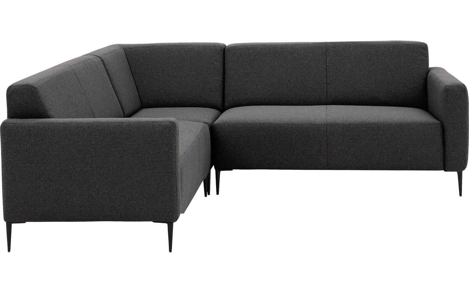 Goossens Bank Key West grijs, stof, 2-zits, modern design - 8718823261165