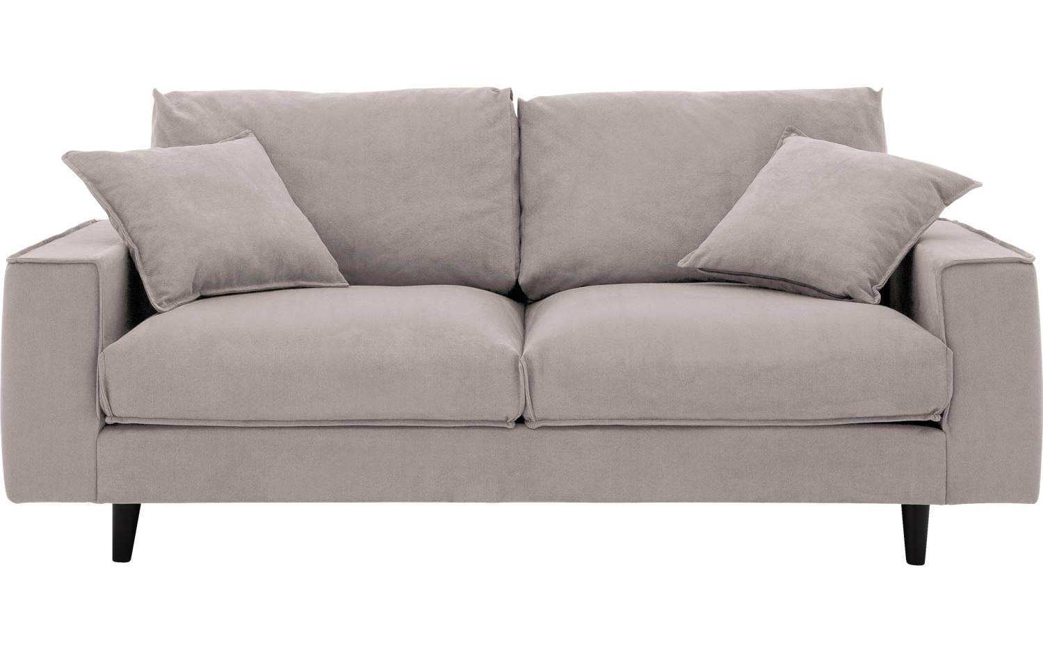 Goossens Bank Jonas beige, stof, 2,5-zits, urban industrieel - 8718823080131