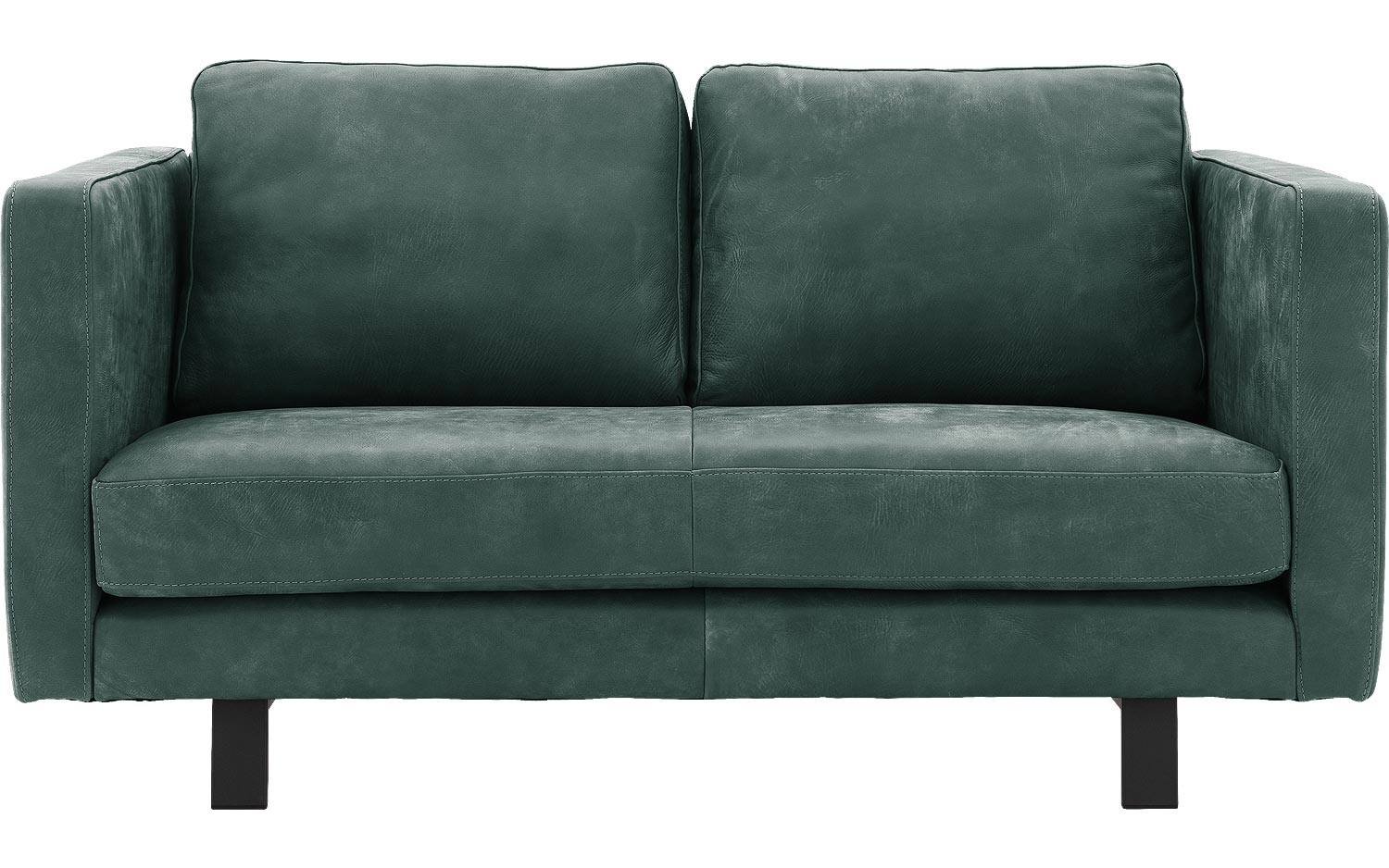 Goossens Excellent Bank Nuance groen, leer, 2,5-zits, urban industrieel - 8718823311440