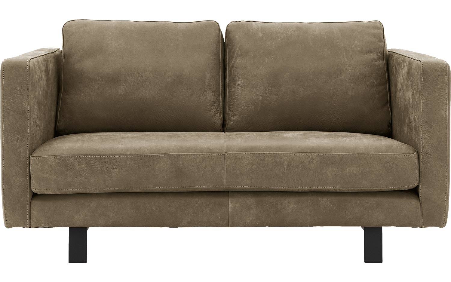 Goossens Excellent Bank Nuance groen, leer, 2,5-zits, urban industrieel - 8718823311433