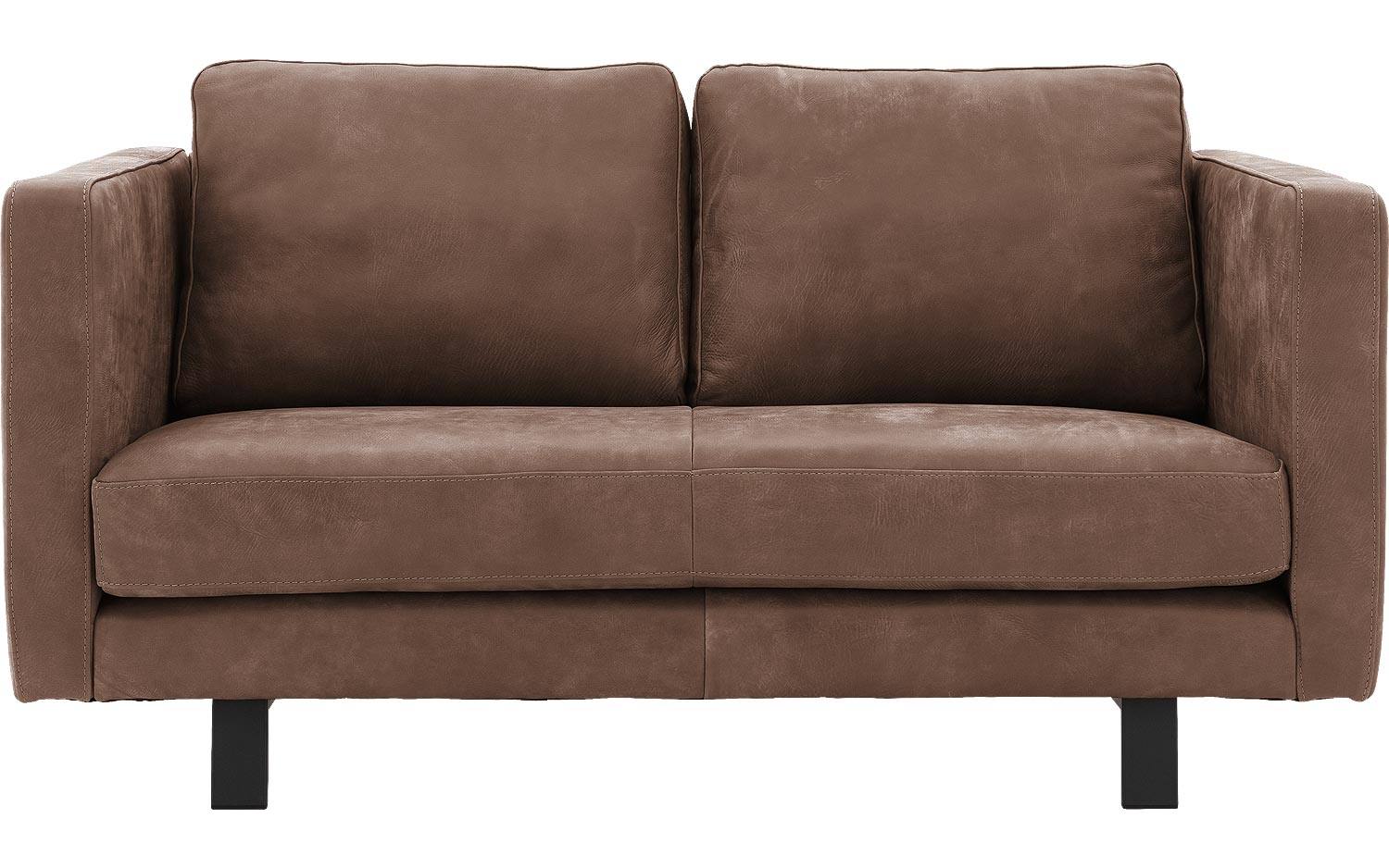 Goossens Excellent Bank Nuance bruin, leer, 2,5-zits, urban industrieel - 8718823311402