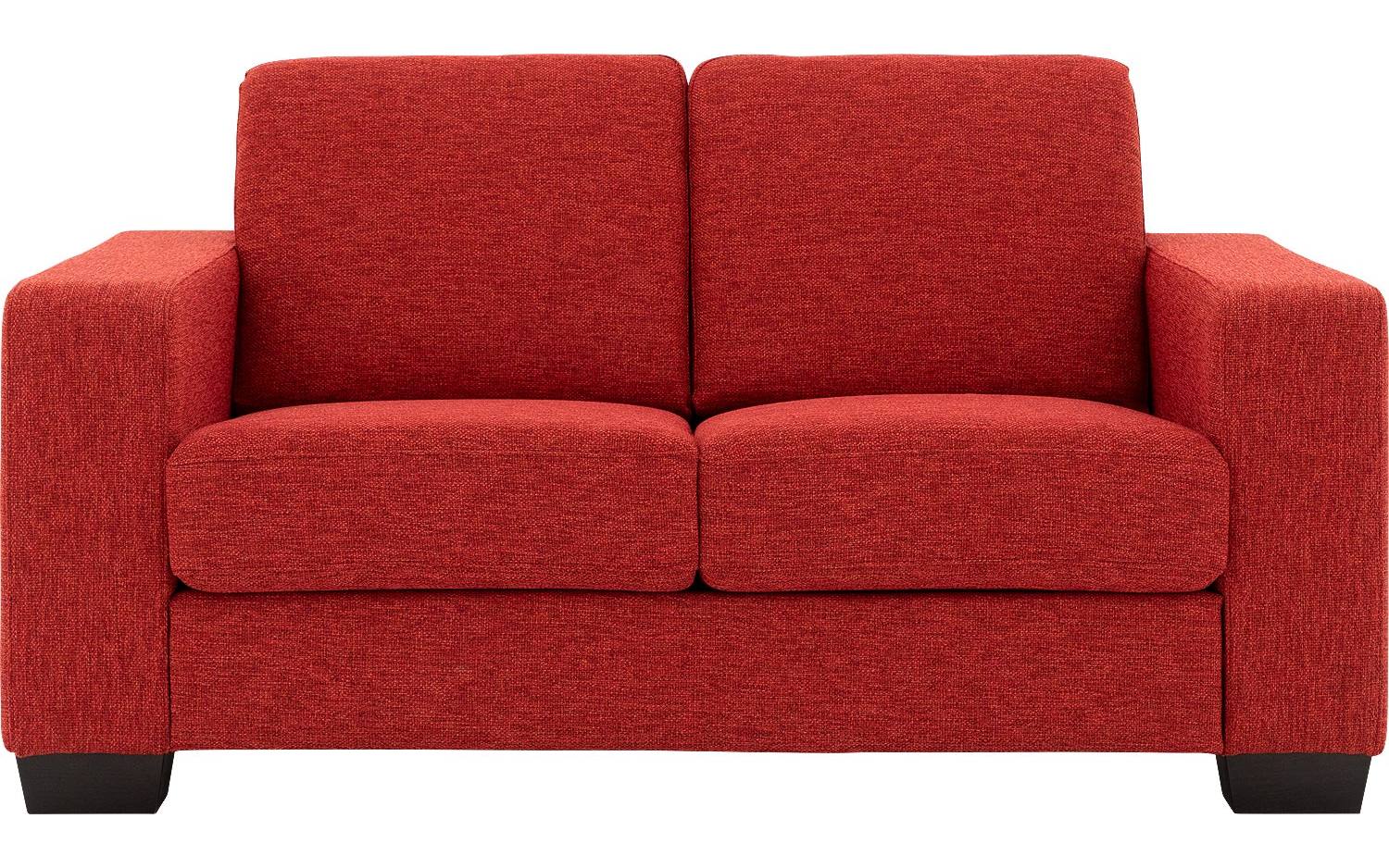 Goossens Bank N-joy Divana rood, stof, 2-zits, stijlvol landelijk - 8718823080155