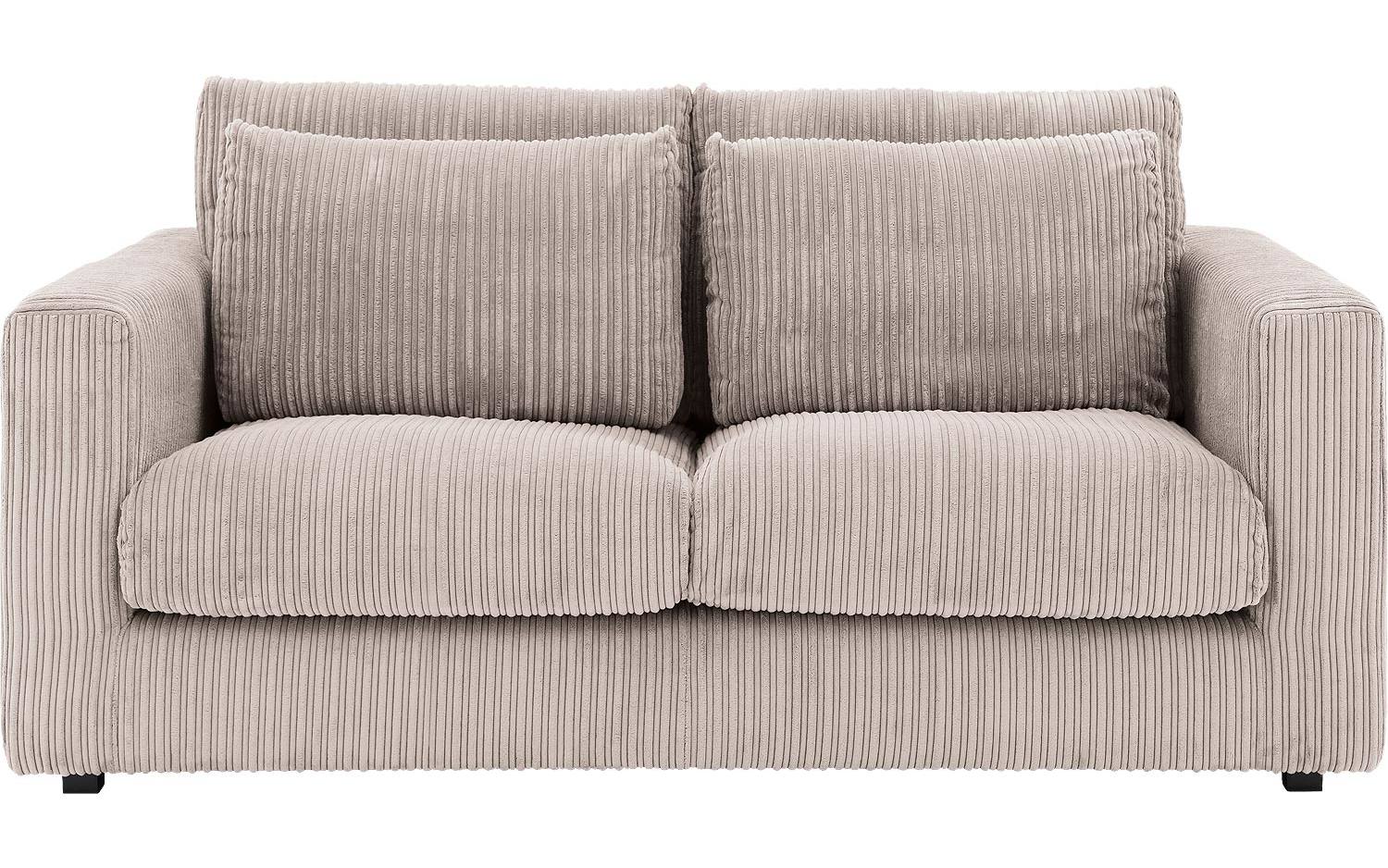 Goossens Bank Ravenia bruin, stof, 2-zits, stijlvol landelijk - 8718823311167