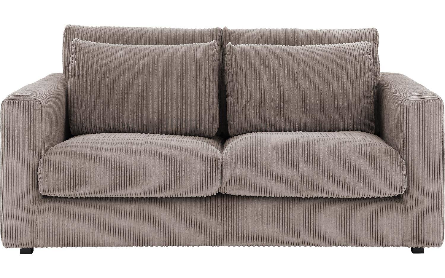 Goossens Bank Ravenia bruin, stof, 2-zits, stijlvol landelijk - 8718823031775