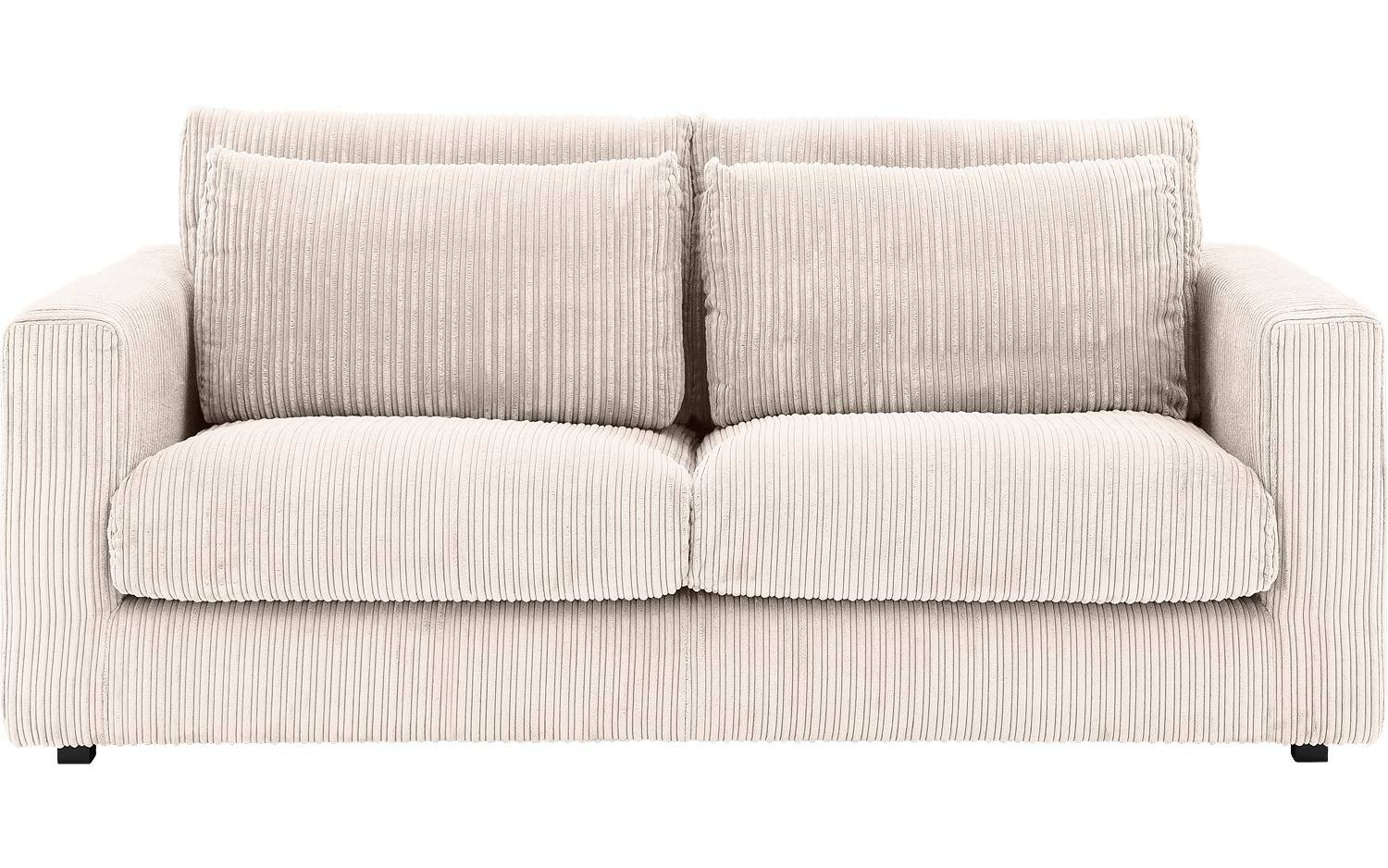 Goossens Bank Ravenia beige, stof, 2,5-zits, stijlvol landelijk - 8718823311204